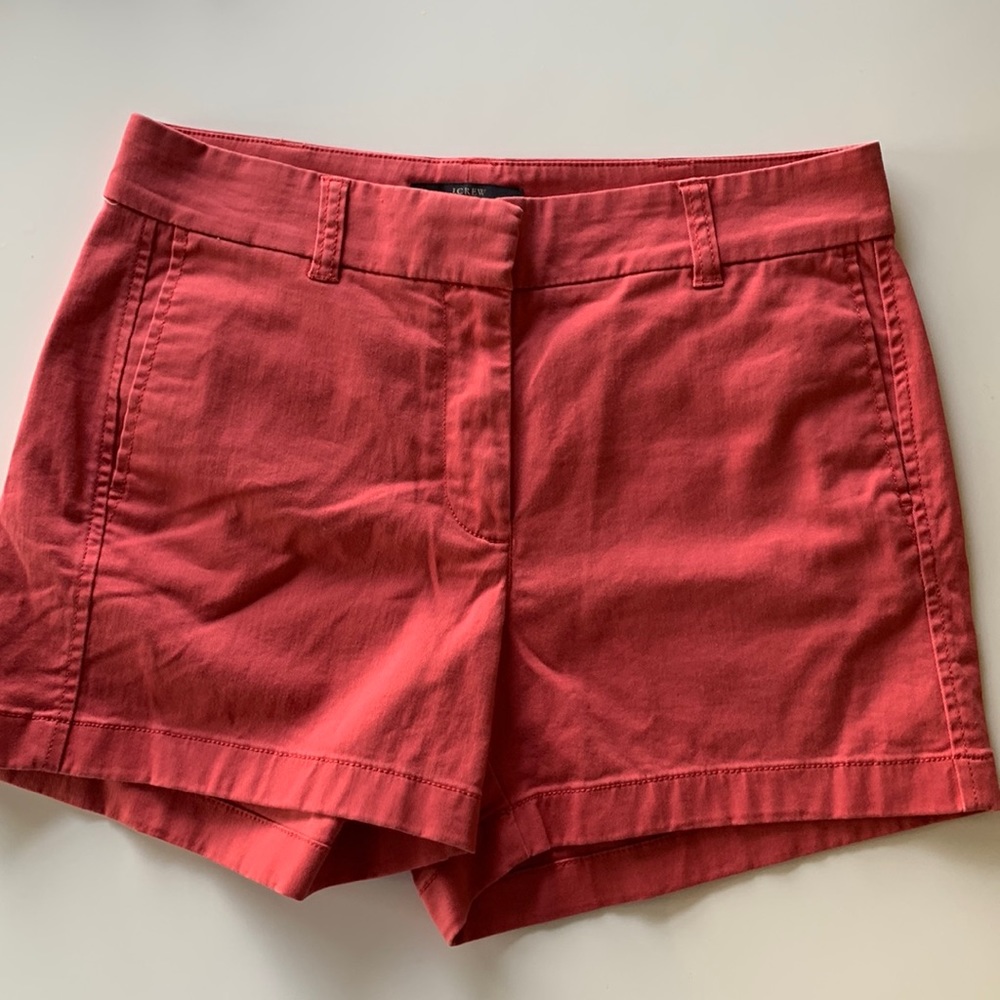 J.Crew 4” Red Chino Short